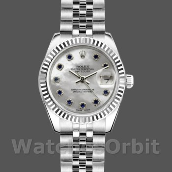 Women's Rolex Datejust-179174, 26mm, Mother‑of‑Pearl White Dial, Lady MOP