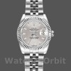 Womens Rolex Datejust-179174, 26mm, Silver Index Dial, Fluted Bezel, Lady Silver Replica Image