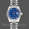 Womens Rolex Datejust-179174, 26mm, Sodalite Diamond Dial, Fluted Bezel, Lady Blue Replica Image