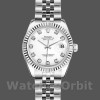 Womens Rolex Datejust-179174, 26mm, White Diamond Dial, Fluted Bezel, Lady White Replica Image