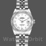Women's Rolex Datejust-179174, 26mm, White Roman Dial, Fluted Bezel, Lady White