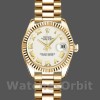 Womens Rolex Datejust-179178, 26mm, Yellow Gold, White Roman Dial, Lady White Replica Image