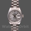 Womens Rolex Datejust-179179, 26mm, Silver Diamond Dial, Fluted Bezel, Lady Silver Replica Image
