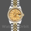 Womens Rolex Datejust-179383, 26mm, Crystal Gold Dust Champagne Dial, Lady Champagne Replica Image