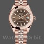Women's Rolex Datejust-279165, 28mm, Chocolate Brown Dial, Domed Bezel, Lady Chocolate Brown