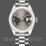 Women's Rolex Datejust-279166, 28mm, Dark Grey Roman Numeral Dial, Domed Bezel, Lady Dark Grey
