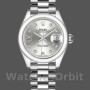 Women's Rolex Datejust-279166, 28mm, Silver Dial, Diamond Domed Bezel, Lady Silver