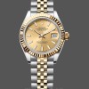 Womens Rolex Datejust-279173, 28mm, Champagne Index Dial, Fluted Bezel, Lady Champagne Replica Watch Image