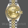 Womens Rolex Datejust-279173, 28mm, Champagne, Roman Numeral Dial, Fluted Bezel, Lady Champagne Replica Watch Image