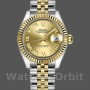 Women's Rolex Datejust-279173, 28mm, Champagne, Roman Numeral Dial, Fluted Bezel, Lady Champagne