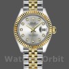 Womens Rolex Datejust-279173, 28mm, Silver Diamond Dial, Fluted Bezel, Lady Silver Replica Watch Image