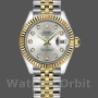Women's Rolex Datejust-279173, 28mm, Silver Diamond Dial, Fluted Bezel, Lady Silver