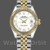 Womens Rolex Datejust-279173, 28mm, White Roman Numeral Dial, Fluted Bezel, Lady White Replica Watch Image