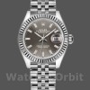 Womens Rolex Datejust-279174, 28mm, Stainless Steel, Dark Grey Index Dial, Lady Dark Grey Replica Watch Image