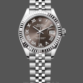 Women's Rolex Datejust-279174, 28mm, Stainless Steel, Dark Grey Roman Dial, Lady Dark Grey