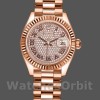 Womens Rolex Datejust-279175, 28mm, Diamond Pave Dial, Fluted Bezel, Lady Diamond Paved Replica Watch Image