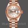 Women's Rolex Datejust-279175, 28mm, Sundust, Diamonds Dial, Fluted Bezel, Lady Sundust