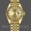 Womens Rolex Datejust-279178, 28mm, Yellow Gold, Champagne Diamond Dial, Lady Champagne Replica Watch Image