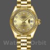 Womens Rolex Datejust 279178-28mm, Champagne Dial, Fluted Bezel, Lady Champagne Replica Watch Image