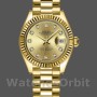 Women's Rolex Datejust 279178-28mm, Champagne Dial, Fluted Bezel, Lady Champagne
