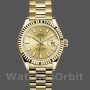 Women's Rolex Datejust 279178-28mm, Champagne Index Dial, Fluted Bezel, Lady Champagne