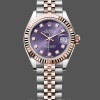 Womens Rolex Datejust 28-m279171 0015, Oystersteel & Rose Gold, Lady’s Purple Dial Replica Watch Image
