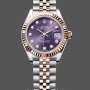 Women's Rolex Datejust 28-m279171 0015, Oystersteel & Rose Gold, Lady’s Purple Dial