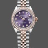 Womens Rolex Datejust 28-m279381rbr 0015, Rose Dial, Purple Gold, Lady’s Purple Dial Replica Watch Image