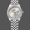 Womens Rolex Datejust 28-m279384RBR, Silver Dial, Diamond Bezel, Women’s Silver Dial Replica Watch Image