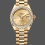 Women's Rolex Datejust 28mm 18K Yellow Gold Women's  - 279138RBR 0006 Champagne Dial