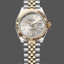 Women's Rolex Datejust-279173 0019, 28mm, Silver Index Dial, Fluted Bezel, Lady Silver