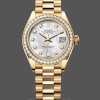 Womens Rolex Datejust 28mm MOP Dial Yellow Gold Womens  - M279138RBR 0015 MOP Dial Replica Watch Image