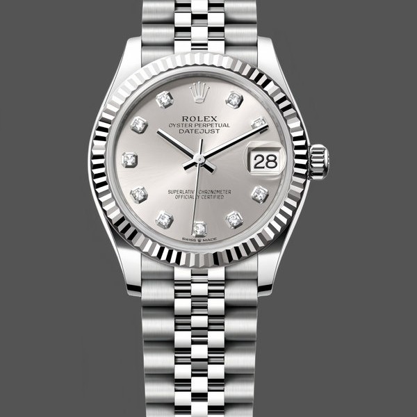 Womens Rolex Datejust 28-m279171 0017, Chocolate Index, Steel & Rose Gold, Chocolate Replica Image