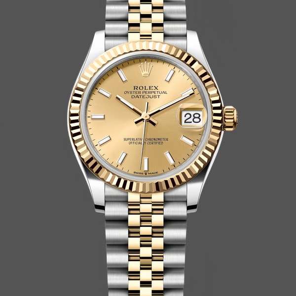 Womens Rolex Datejust 31-278273 0014, Champagne Dial, Women’s Champagne Dial Replica Watch Image