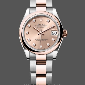 Women's Rolex Datejust 31-M278241 0023, Everose Gold, Rose Diamond Dial, Women’s Rose Gold Dial