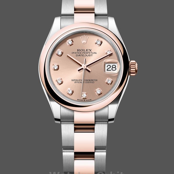 Womens Rolex Datejust 31-M278241 0023, Everose Gold, Rose Diamond Dial, Women’s Rose Gold Dial Replica Watch Image