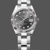 Womens Rolex Datejust 31-278274, Fluted Bezel, Grey Diamond Dial, Women’s Grey Dial Replica Watch Image