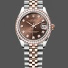 Womens Rolex Datejust 31-M278381RBR 0028, Rose Gold, Chocolate Diamond Dial, Diamond Bezel, Women’s Chocolate Replica Watch Image