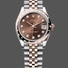 Womens Rolex Datejust 31mm Rose Gold Chocolate Diamond Dial m278341rbr 0028 Chocolate Dial Replica Watch Image