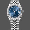 Womens Rolex Datejust 31mm Blue Roman Dial Stainless Steel & White Gold - M278384RBR 0037 Blue Dial Replica Watch Image