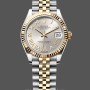 Women's Rolex Datejust 31-m278273 0004, Stainless Steel & Yellow Gold, Silver Pave Roman Dial, Women’s Silver Dial