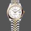 Womens Rolex Datejust 31mm Yellow Gold White Roman Dial Womens  - M278243 0002 White Dial Replica Watch Image