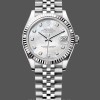 Unisexs Rolex Day Date 36-118138, Solid 18K Yellow Gold, White Roman Dial White Replica Watch Image
