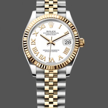 Women's Rolex Datejust 31-278273 0002, White Dial, Women’s White