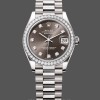Womens Rolex Datejust 31mm White Gold Dark Grey Dial Womens  - M278289RBR 0006 Dark Grey Dial Replica Watch Image