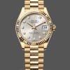 Womens Rolex Datejust 31-M278278, Yellow Gold, Silver Diamond Dial, Women’s Silver Dial Replica Watch Image
