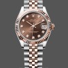 Womens Rolex Datejust 31-278271 0028, Two‑Tone, Fluted Bezel, Jubilee, Chocolate Replica Watch Image