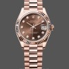Womens Rolex Datejust 31mm Chocolate Diamond Dial m278275 0010 Womens Chocolate Dial Replica Watch Image