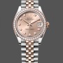 Women's Rolex Datejust 31-278381RBR 0024, Stainless Steel & Rose Gold, Rose Diamond Dial, Jubilee, Rose colour set with diamonds