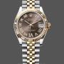 Women's Rolex Datejust 31-278273 0018, Stainless Steel & Yellow Gold, Grey VI Roman Jubilee, Grey